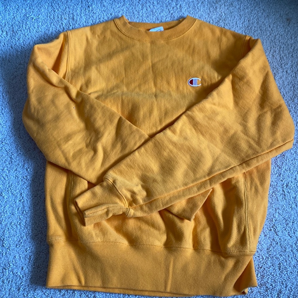 Yellow Champion Crew Neck